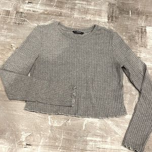 NWOT-Long Sleeve Crop Top